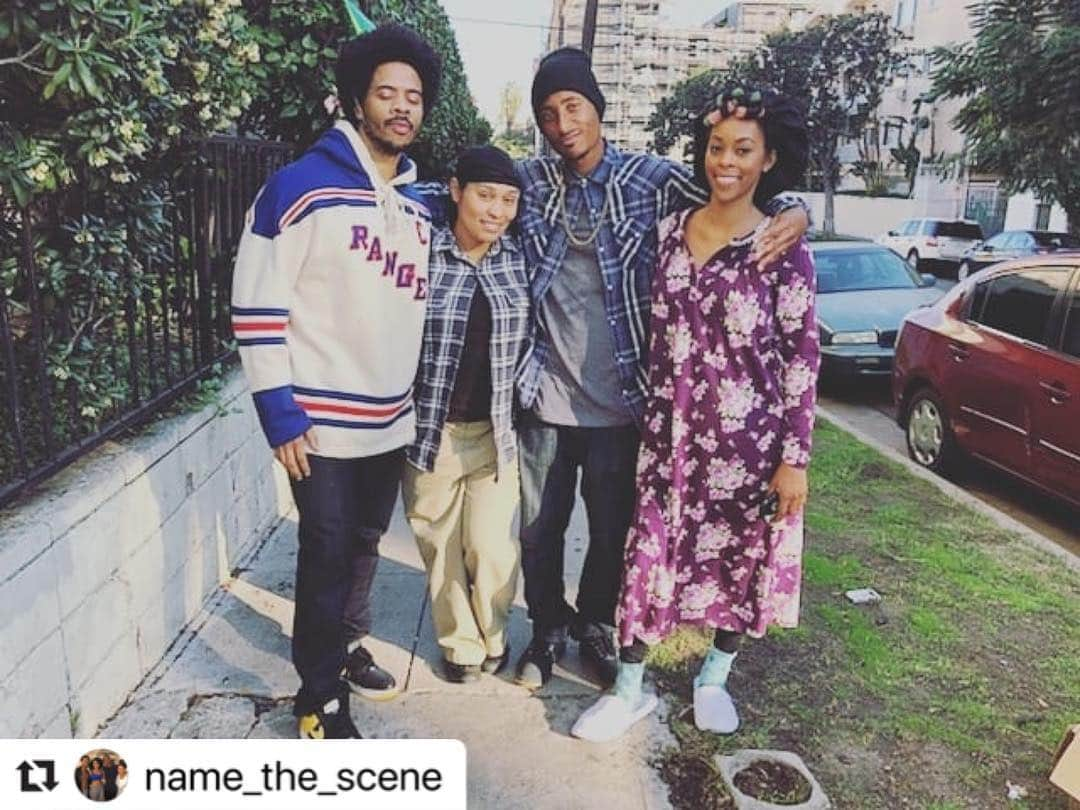 ダフニ・クラークさんのインスタグラム写真 - (ダフニ・クラークInstagram)「#Repost @name_the_scene with @make_repost ・・・ Just a group of friends that's equally passionate about doing the "Work" 📷: @stashmycake #YoungHollywood #NewGenerationOfGreats #NameTheScene #ComingSoon」12月13日 8時07分 - daffmc29