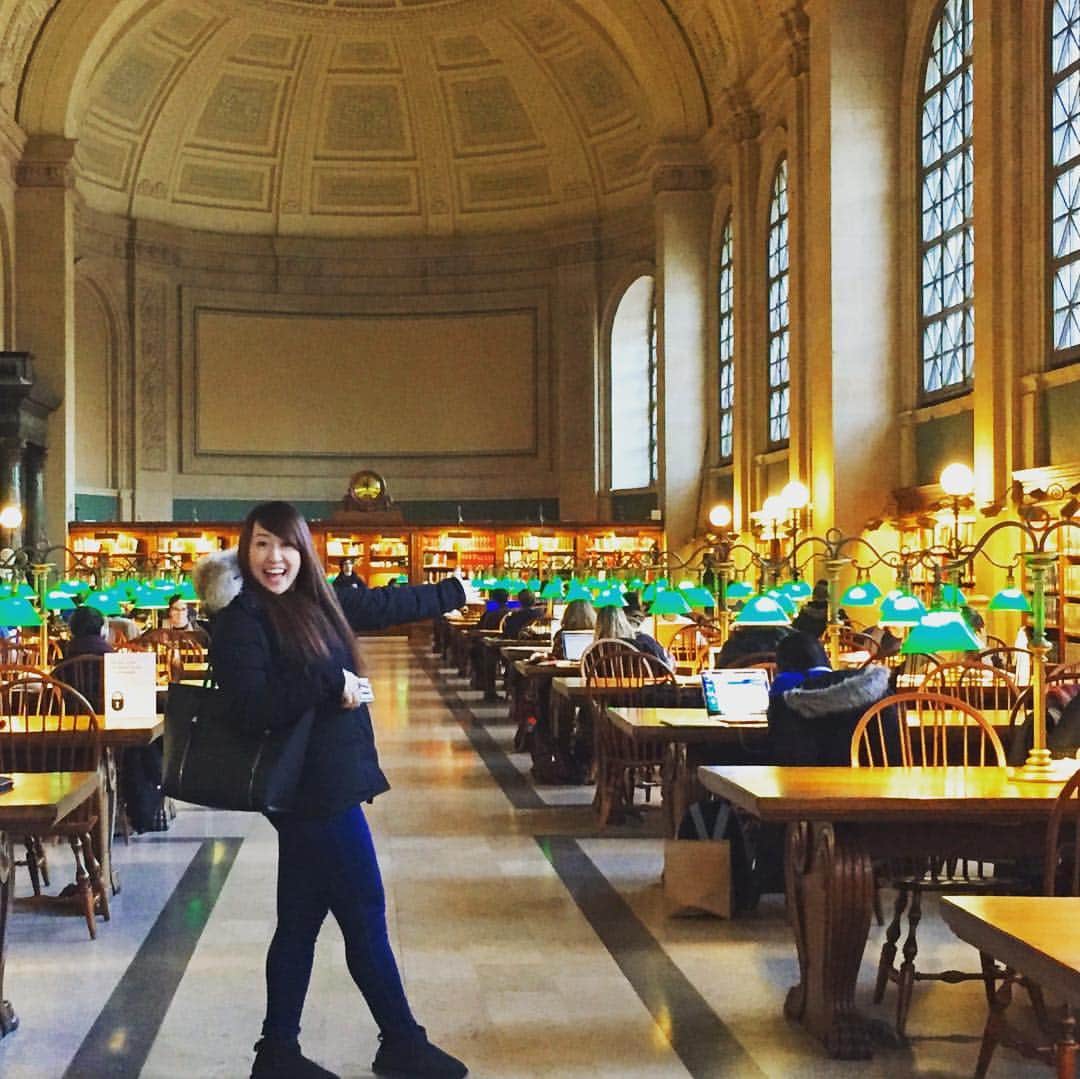 菊池沙都さんのインスタグラム写真 - (菊池沙都Instagram)「また行きたい❤️ #tbt #Boston#bostonpubliclibrary  #favoriteplace#library#図書館 #iloveboston」12月13日 12時45分 - satochin30