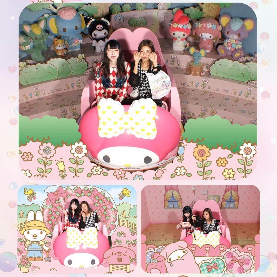 RinRinさんのインスタグラム写真 - (RinRinInstagram)「What were we so busy with that we didn’t even notice our own photo being taken? Swipe to the next photo to see〜😂😂😂 this ~My Melody & Kuromi~ Mymeroad Drive ride takes souvenir photos for you at every photo spot inside~ I had no idea going into it that it took a while for me to realize we were also part of the attraction 😂😂😂 we also went on the Sanrio Character Boat Ride~ 🎀✨ it was breathtaking cuteness overload✨✨✨ どうしたのー？？？何で忙しくて自分たちの写真が撮られてるのを気付かなかったの？次の写真見れば分かるよぉ〜😂😂😂 ～マイメロディ＆クロミ～マイメロードドライブの乗り物の中のフォトスポット全部でお土産写真撮ってくれるって知ってた？私途中からやっと気づいてておそ〜い😂😂😂可愛い子達に夢中すぎた😬✨そのあとサンリオキャラクターボートライドも乗って夢の世界飛び込んでいった〜懐かしいキャラクターもたくさん登場して子供頃の気持ちになった✨✨✨ . . . #rinrindoll #cheeserland #puroland #sanriopuroland #purochristmas #ピューロランド #サンリオ #ピューロクリスマス #マイメロディ #mymelody #hellokitty #サンリオピューロランド」12月13日 12時57分 - rinrindoll