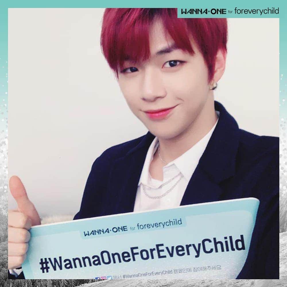 Wanna Oneのインスタグラム：「#WannaOneForEveryChild Campaign . 전 세계 어린이들이 따듯해질 수 있도록 워너원 멤버들과 함께 지금 바로 응원해주세요! 여러분의 참여가 따뜻한 바람이 되어 양털 담요 0807세트로 전달됩니다. . ▶참여방법 어린이들에게 따뜻함을 전해줄 나만의 아이템을 촬영하여 응원의 메시지와 함께 개인 SNS에 업로드해주세요! . ※필수 포함 내용 전 세계 어린이들이 따뜻함을 통해 환하게 웃을 수 있도록 행복한 얼굴로 우리 다시 만날 수 있도록 #WannaOneForEveryChild . 참여해주신 분 중 추첨을 통해 따뜻한 겨울을 보낼 수 있는 스페셜 기프트를 선물 드립니다. . ▶참여기간 12/1(토)~12/14(금), 12/21(금) 당첨자 발표 예정 . Wanna One for UNICEF *유니세프는 특정 브랜드나 상품을 후원하지 않습니다 . #WannaOneForEveryChild #WannaOneForUNICEF #WannaOne #워너원 #POWEROFDESTINY #봄바람 #UNICEF #유니세프」