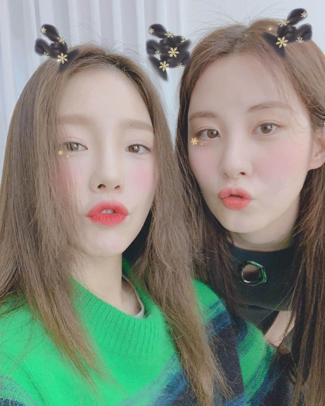 ソヒョンさんのインスタグラム写真 - (ソヒョンInstagram)「초록초록 green sisters💚  #탱현」12月13日 19時52分 - seojuhyun_s