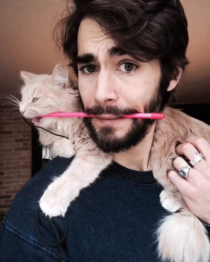 NICOLAS SIMOESのインスタグラム：「When you try to get her attention and loose your own attention 😂」
