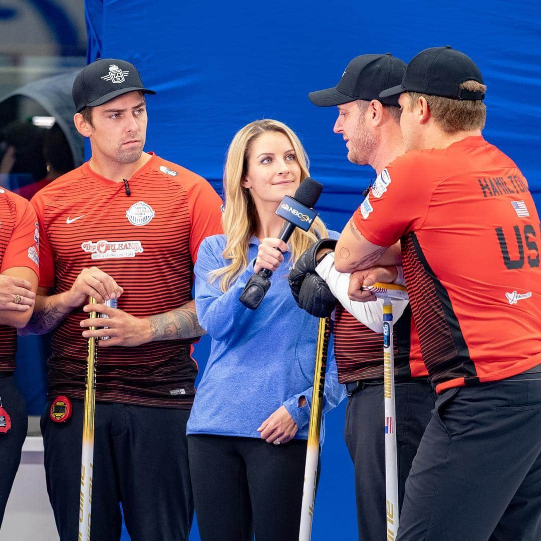 タニス・ベルビンのインスタグラム：「One of the best parts of my broadcasting career has been being welcomed into the @usa_curl family.」