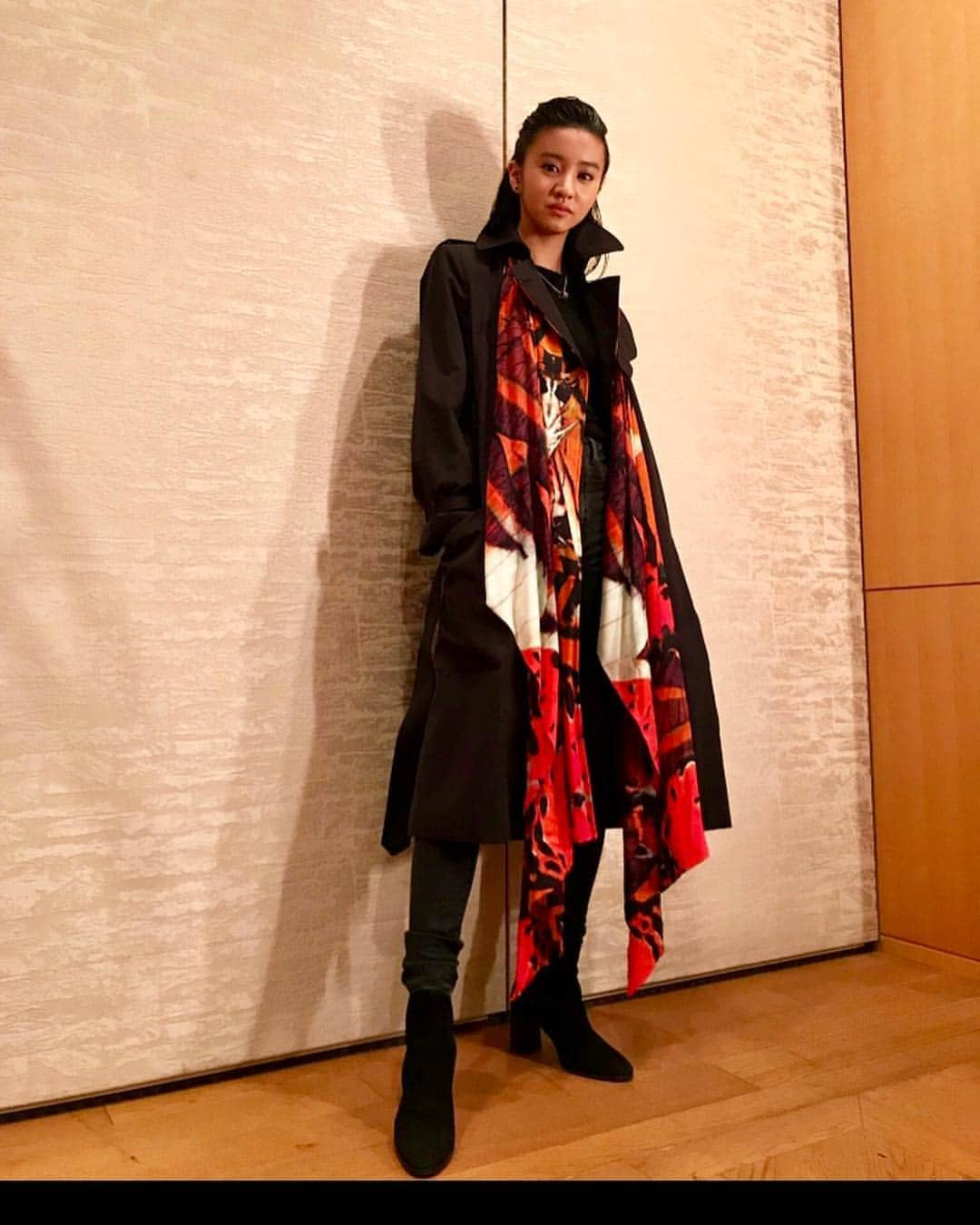 kokiさんのインスタグラム写真 - (kokiInstagram)「I am in love with this trench coat ❤️ #alexandermcqueen」12月14日 13時15分 - koki