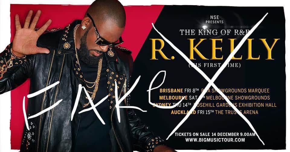 R・ケリーのインスタグラム：「🚨FAKE TOUR ALERT🚨 While I love all my amazing Fans in the Australia region I am NOT involved in this tour nor do I have knowledge of it, it’s promoters, etc.  I will NOT be in Australia during these dates.  Watch my social media...when it’s time for my next international tour (which is soon) you’ll hear it directly from me.  Stay tuned for more King shit in the VERY near future! 👑」