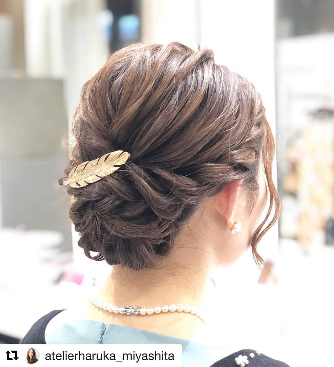 ヘアメイク ネイル専門店 アトリエはるかさんのインスタグラム写真 ヘアメイク ネイル専門店 アトリエはるかinstagram Repost Atelierharuka Miyashita With Get Repost あらためて見ると羽根の飾りはやはり可愛い Atelierharuka Miyashita