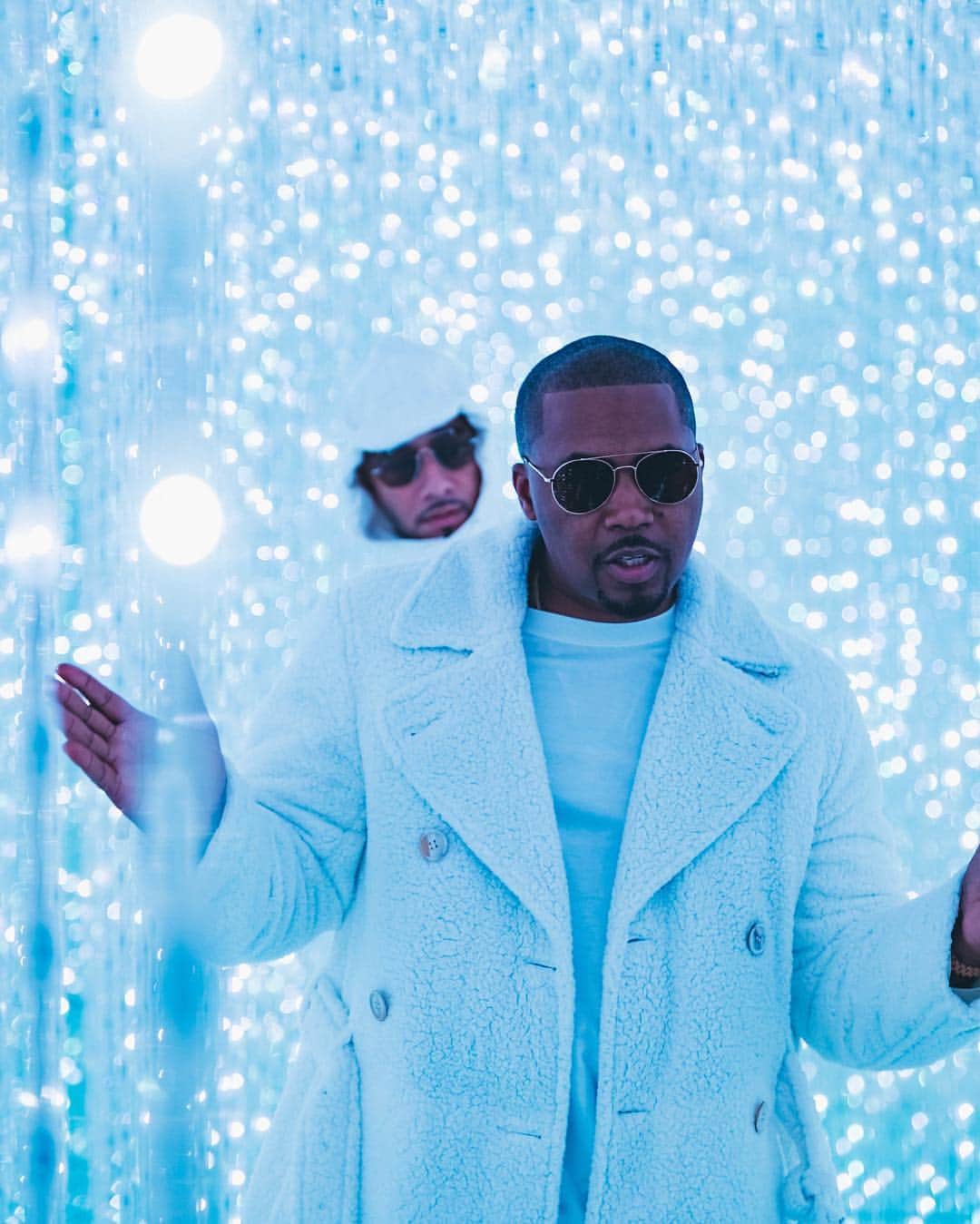Yuma Yamashitaのインスタグラム：「Shoot for "Echo" @therealswizzz feat @nas #nas #swizzbeatz  #teamlab」