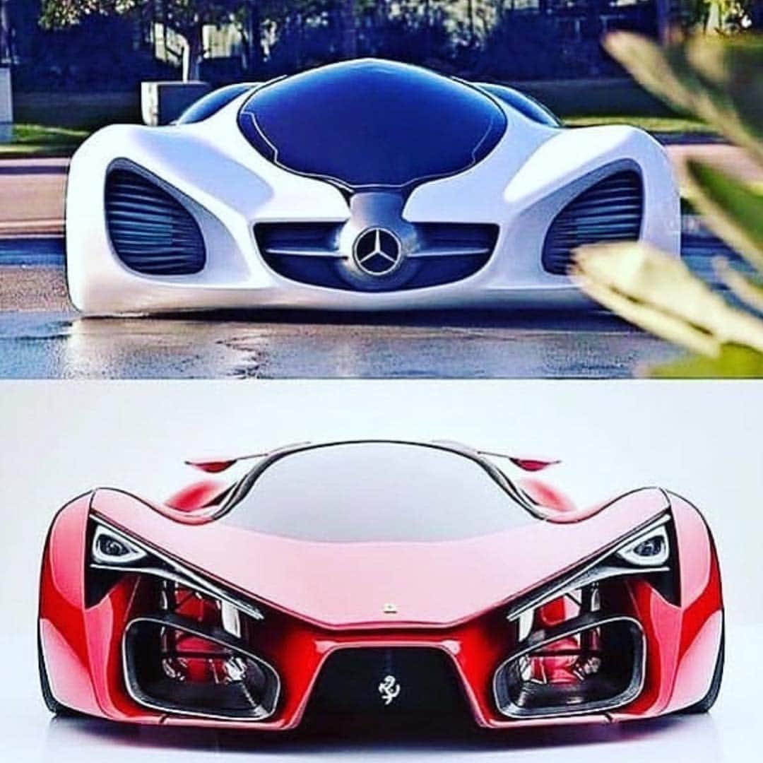 Lamborghiniのインスタグラム：「Top or Bottom ? #ferrari #mercedes」
