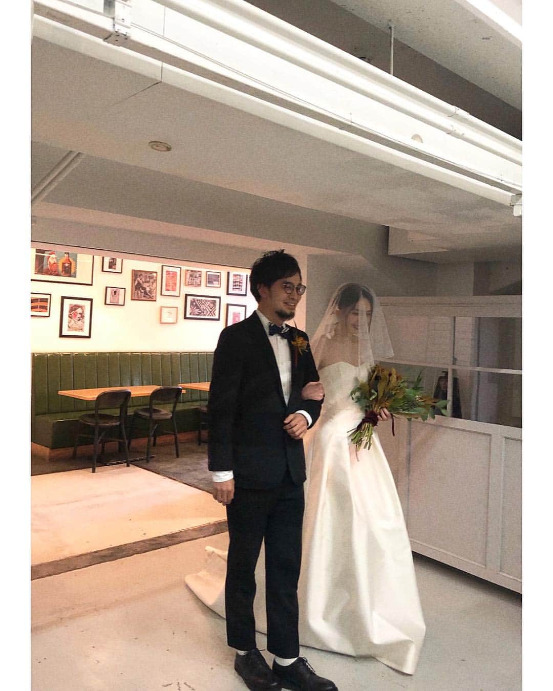 松本恵奈さんのインスタグラム写真 - (松本恵奈Instagram)「ネモちゃんの結婚式。 幸せな空気に包まれて私まで幸せいっぱい♡AICOは隣で号泣してた。笑 本当におめでとー！ 末永くお幸せに♡」12月16日 14時08分 - ena1123
