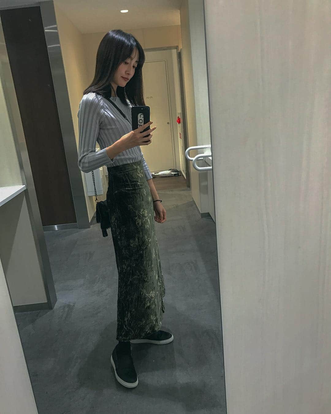泉見祐希のインスタグラム：「いつぞやの💚 #tbt #ootd」
