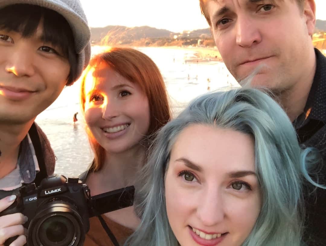 Rachel & Junさんのインスタグラム写真 - (Rachel & JunInstagram)「Visiting our friends Jack and JoEllen in LA again!! Got to see the Santa Monica Pier, the new Bumblebee movie, the most vibrant rainbow of my life, and of course Jun got to have some romantic one-on-one time with his crush, 90’s Brendan Fraser.」12月18日 15時25分 - rachelandjun