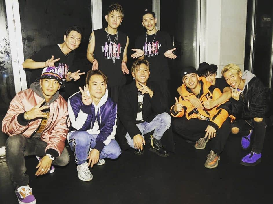 RYOさんのインスタグラム写真 - (RYOInstagram)「「DEEP LIVE TOUR 2018 ”THE SINGER”」東京公演2日目🔥 アーティストのみなさんも来てくださいました!! ありがとうございました😭🙏」12月19日 18時18分 - deep_ryo