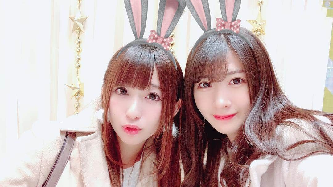 石田晴香のインスタグラム：「天国(吉祥寺プティット村)に連れて行ってくれたぴぃちゃん！ ひさびさに会えて癒されたよーヽ(；▽；)💗 新宿も池袋もりーみんいかねば！！ #めいどりーみん #ぴぃす」