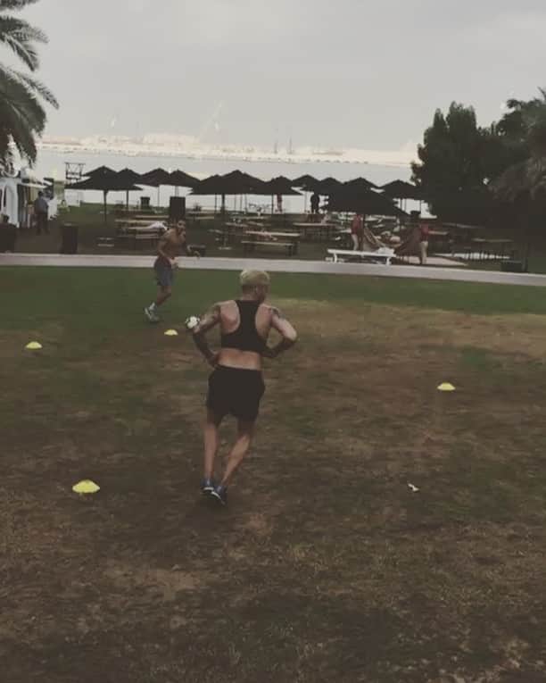 マヌエル・ランシニのインスタグラム：「Falta cada vez menos 🙏🏼👏🏼 que lindo entrenar con vos hermano @tomilanzini @enriquemiguel5869」