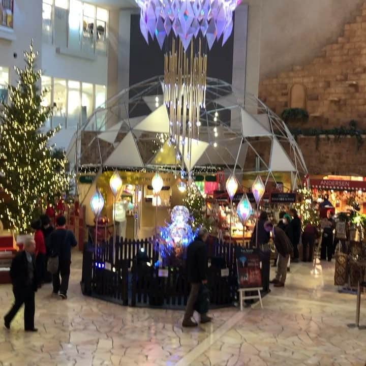 金剛地武志のインスタグラム：「昨日、阪急百貨店うめだ本店の9階クリスマスマーケットに行ってきたよ！」