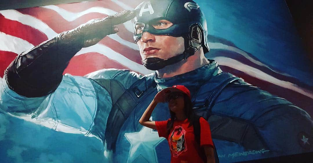 エイコンのインスタグラム：「Salute 100 ya’ll🇺🇸 @marvel @marvelstudios #Marvel #MarvelStudios #MarvelFanatic #MarvelGang #Salute #CaptainAmerica #SteveRogers」