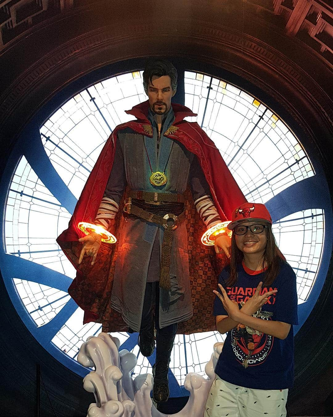 エイコンのインスタグラム：「Dr Strange himself! @marvel @marvelstudios #Marvel #MarvelStudios #MarvelGang #MarvelFanatic #MarvelFan #DrStrange #BenedictCumberbatch」