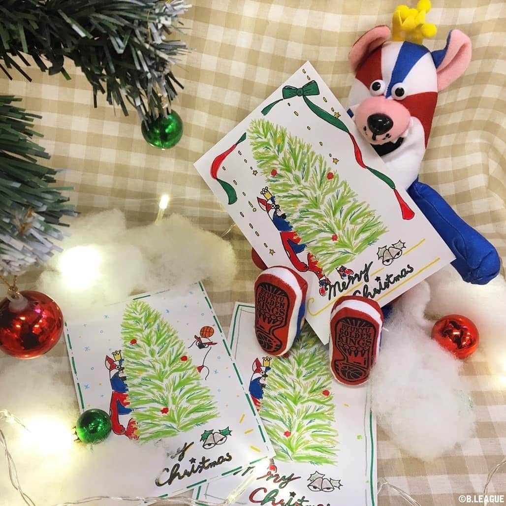 B Leagueさんのインスタグラム写真 B Leagueinstagram クリスマスカード クリスマスカードを作って 大切な人に渡そう ゴーディーがツリーからひょっこり グラッキーもマネしてひょっこり ゴーディー グラッキー クリスマス