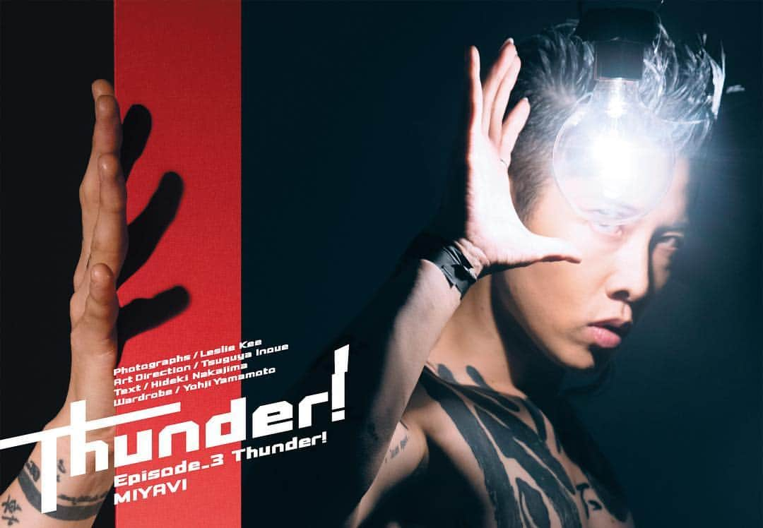 レスリー・キーさんのインスタグラム写真 - (レスリー・キーInstagram)「Yohji Yamamoto 連載 Episode 3 Thunder featuring musician Miyavi Photographed by Leslie Kee  Art Direction by Tsuguya Inoue  Text by Hideki Nakajima  Wardrobe by Yohji Yamamoto  Styling by Kaz Iijima Hair Makeup Azuma & Tatsuya Suzuki  Interview Kunihiko Shinno  @miyavi_ishihara @miyavi_staff @yohjiyamamotoinc @yohjiyamamoto.tokyo @yohjiyamamotoofficial @tatsuyasuzuki_ @azuma212 @irene.silvagni @yamaphotoshit @tae_ashida_official @richardghionghios @gr8888_kubo @takishz05 @tetsuya_kawabe @t.koooo @hommesthailand @yuyatakahashi.monster @naokikobayashi_works @chanu46 @amosananda @stevendoanstyle @ei_goue @jun_aoyama_ @yoshiki_minato @take_1001  @sklamallrightsreserved  @zaozao7745 @riz_tokyolady @suzuki_gqjapan  @takasugi_gqjapan @gqjapan @mensfashions @naomi.kawase @ei_goue @yoshiki_minato @shihomel @asakurayuuka @jaystagram0624 @jun.yamada @hikaruota_official @utauuu @_dryart @kalaguru77 @_jim6_ @b_yohjiyamamoto  @whenin.rome @yu_shirota @takayuki_suzuki90 #miyavi #miyaviishihara #lesliekee #yohjiyamamoto」12月24日 9時19分 - lesliekeesuper