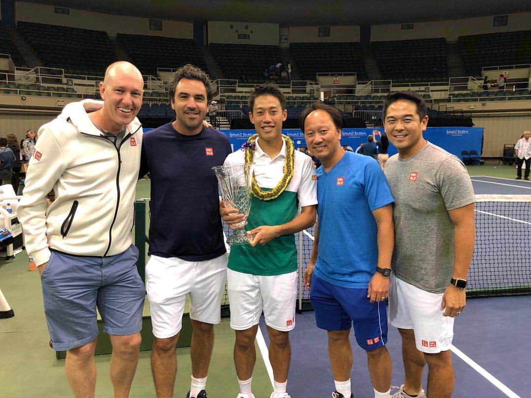 錦織圭さんのインスタグラム写真 - (錦織圭Instagram)「Having fun in Hawaii! 🤙」12月24日 11時36分 - keinishikori