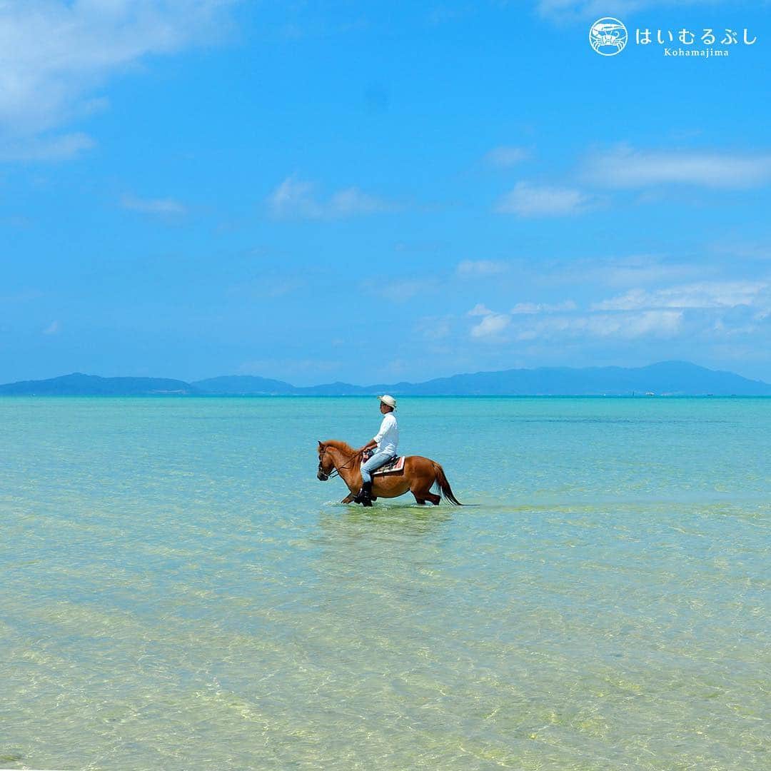 HAIMURUBUSHI はいむるぶしさんのインスタグラム写真 - (HAIMURUBUSHI はいむるぶしInstagram)「晴れた日、小浜島の遠浅の海を馬と共にお散歩…  のんびりと島時間に浸れます。#沖縄 #八重山諸島 #小浜島 #乗馬 #リゾート #ホテル #はいむるぶし #japan #yaeyamaislands #kohamaisland #horseriding #beachresort #haimurubushi」12月24日 15時07分 - haimurubushi_resorts