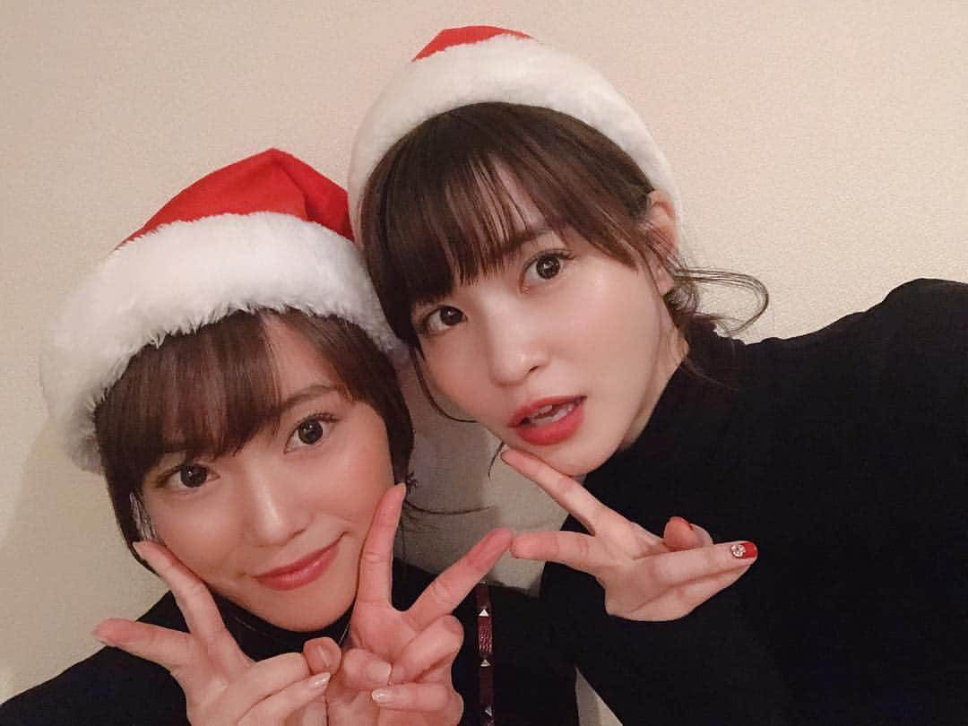 岸明日香さんのインスタグラム写真 - (岸明日香Instagram)「クリスマスイブは安定のこのこと。 ゆいんちで美味しいクリスマスご飯💓 美味しかったああ😍 黒タートルちなみに打ち合わせ無しで普通に被りましたww さすが同級生ww めりくり🤶」12月24日 23時36分 - aspoo02