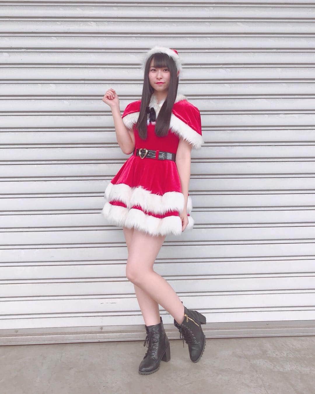 STU48さんのインスタグラム写真 - (STU48Instagram)「* メリークリスマス🎄✨ あいぽんサンタです🎅 * #STU48 #溝口亜以子  #クリスマス #サンタコス」12月25日 0時18分 - stu48.official