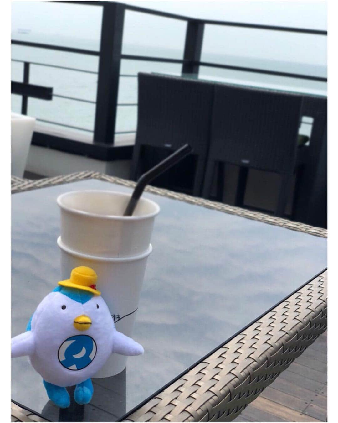 のインスタグラム：「釜山のカフェで一休みしてるよ～～韓国・釜山にいるのもあとちょっと。次はどこに行こうかな～﻿﻿ ﻿﻿ ◇◇◇◇◇◇◇◇◇◇ ﻿﻿ ﻿﻿ 現在エアトリのアカウントでは「#エアトリさんの旅行日記」をテーマに「思わず旅に出たくなるステキな写真」をご紹介しています。 【ステキなお写真募集中！】 #エアトリさんの旅行日記 での投稿お待ちしております厳選して紹介させていただきます。﻿﻿ ﻿﻿ #エアトリ #AirTrip #新キャラ #エアトリさん #エアトリさんの旅行日記 #旅行 #一人旅 #旅のススメ #アジア #韓国 #釜山 #カフェ #ちょっとひとやすみ #旅行好きな人と繋がりたい#写真好きな人と繋がりたい ﻿﻿ #travelphotography #photooftheday #bestphoto #korea #koreatravel #asiatravel #busan #koreatrip #busantrip #toytravel #toytraveler #traveltoy」