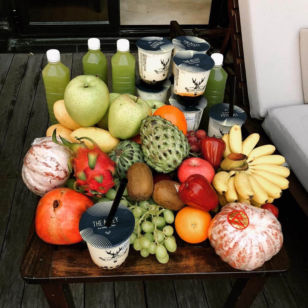 のインスタグラム：「Super…🍏🍎🍐🍊🍋🍈🍓🍇🍉🍌🍑🍒🍍🥥🥝🍅」