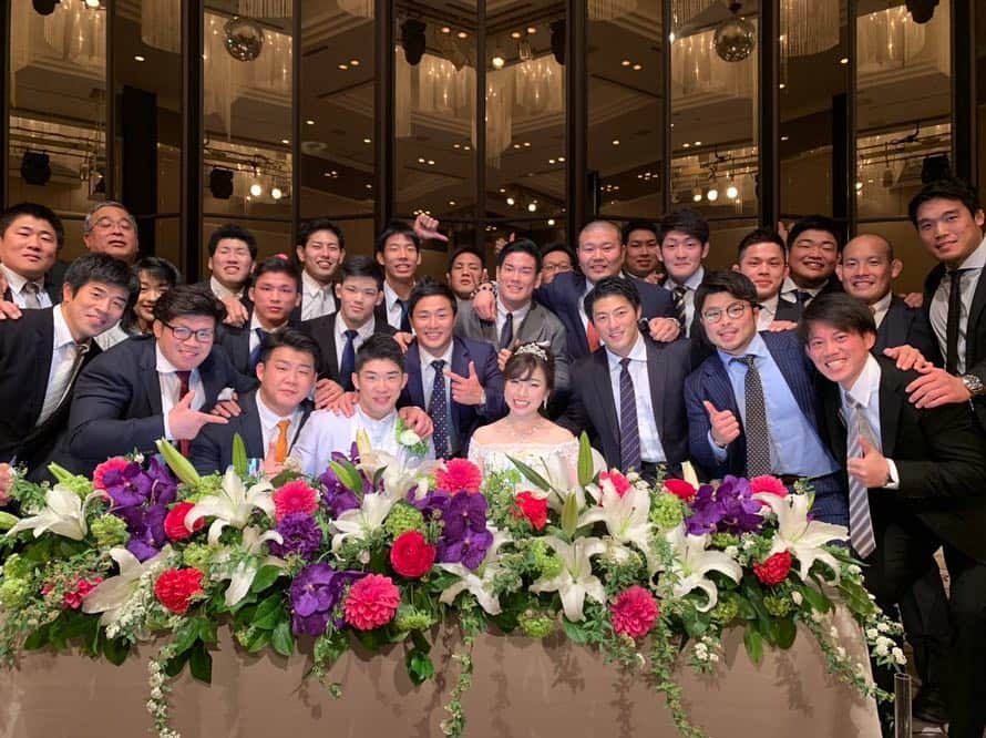小林悠輔のインスタグラム：「. 大好きなとも先輩の結婚式💒 幸せいっぱい💍 おめでとうございます㊗️ @tomotakajo」