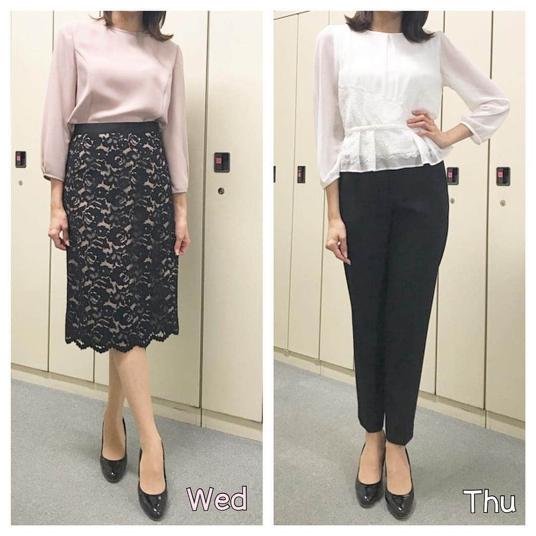 永島優美さんのインスタグラム写真 - (永島優美Instagram)「* 👗Weekly Coordinate（1/14-）👠 * お疲れ様です✨ 最近乾燥が酷いですね…😵 私は加湿器と緑茶が欠かせません🍵 * 先週はカッチリしたワンピースだったので 髪もコンパクトに🙆🏻‍♀️ * 今週も頑張りましょうね〜☺️♫ * - - - - - - - - - - - - - - - - - - - - - - - 👗#weeklyコーデ （Mon＆Tue ▶︎ Wed＆Thu ▶︎ Fri＆Sun） #coordinate #めざましテレビ #ジャンクスポーツ」1月21日 19時58分 - yuumi_nagashima