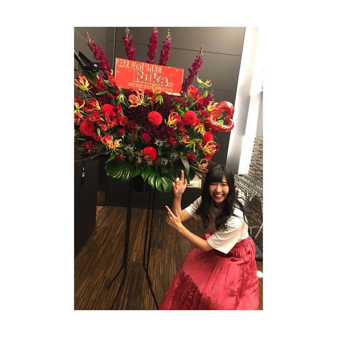 のインスタグラム：「「Ruka 2nd LIVE 〜GIFT〜」から1年。早いね〜。Liveしたい☺︎☺︎☺︎」