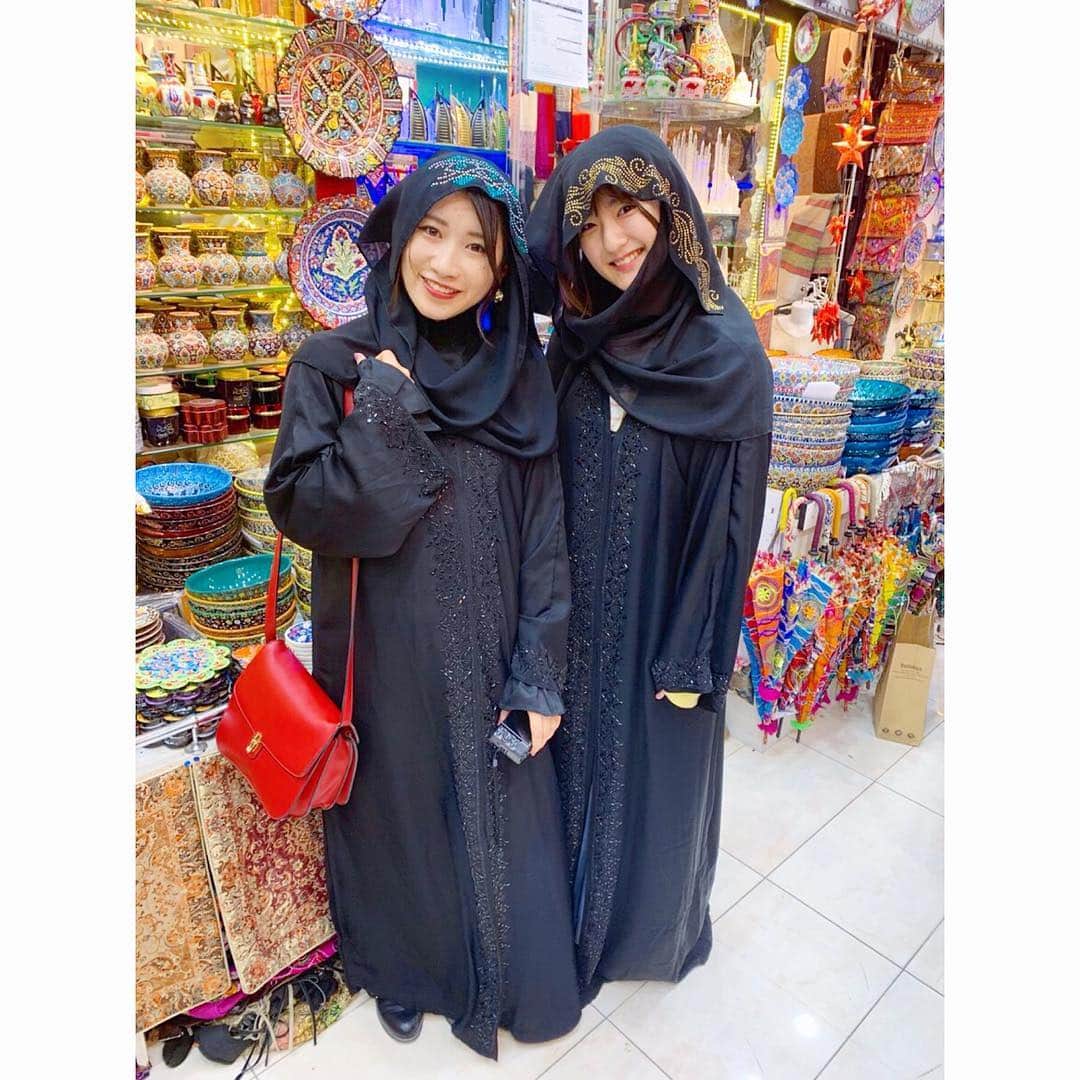 加藤一華さんのインスタグラム写真 - (加藤一華Instagram)「. I wore traditional ethnic costumes " Abaya " of the United Arab Emirates. . #dubai #uae #trip #sightseeing  #me #abaya #ドバイ #ボンボンTV #YouTube #YouTuber #いちなる」1月21日 22時56分 - ichika_kato