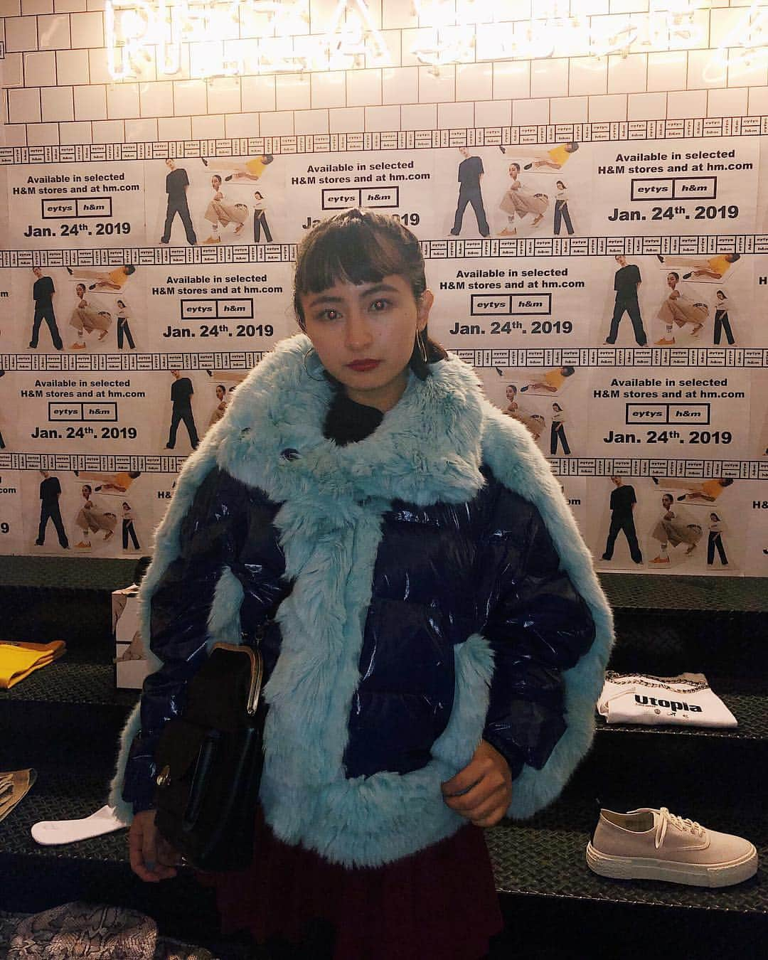 Julia Castroさんのインスタグラム写真 - (Julia CastroInstagram)「eytys×H&Mのパーティへ行ってきました💙 今回のコラボも可愛い商品ばかりで興奮しちゃう！！！ 今日はコメント欄で少しずつ質問に答えていくよ👄 * #hm #eytys #eytysxhm  #handm #fashion #ootd #outfit #outfitoftheday  #winter #spring #fashion #party #pizzaslice #pizzaslice2  #ファッション #服 #春服 #冬服 #冬コーデ #写真 #ぱっつん #女子 #julifashion」1月22日 20時54分 - julia.c.0209