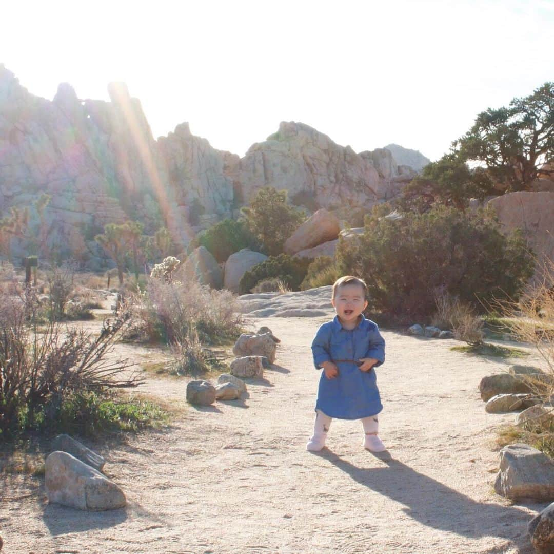 福島寿実子さんのインスタグラム写真 - (福島寿実子Instagram)「Joshua Tree National Park🌵🇺🇸大自然から本当に沢山のパワーをもらえた🏔✨ #california #californialife #joshuatree #nationalpark #babygirl #11months #カリフォルニア #ジョシュアツリー #アメリカ生活 #カリフォルニアライフ#アメリカ子育て #ベビーガール #生後11ヶ月 #女の子ママ #ベビーコーデ #ベビフル #ママリ #家族旅行」1月22日 16時13分 - sumimaruko