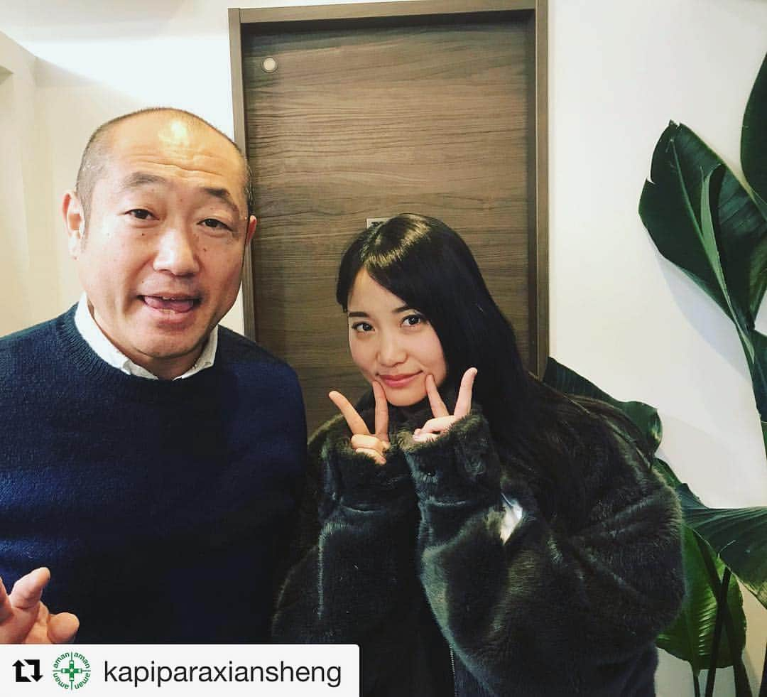 永尾まりやさんのインスタグラム写真 - (永尾まりやInstagram)「スッキリしました〜😋 #Repost @kapiparaxiansheng with @get_repost ・・・ ずんのやすさんと元AKBで今は女優の永尾まりやちゃんが美容鍼でご来院‼️ #永尾まりや ちゃん #ずん さん #やす さん #akb48  #元akb48 #水素 #水素吸引 #学芸大学 #aman治療院 #美容鍼 #アイドル #肩こり #腰痛 #芸人 #駅近 #徒歩１分 #健康 #健康第一 #美肌 #小顔 #シワとり」1月22日 22時32分 - mariyagi_san