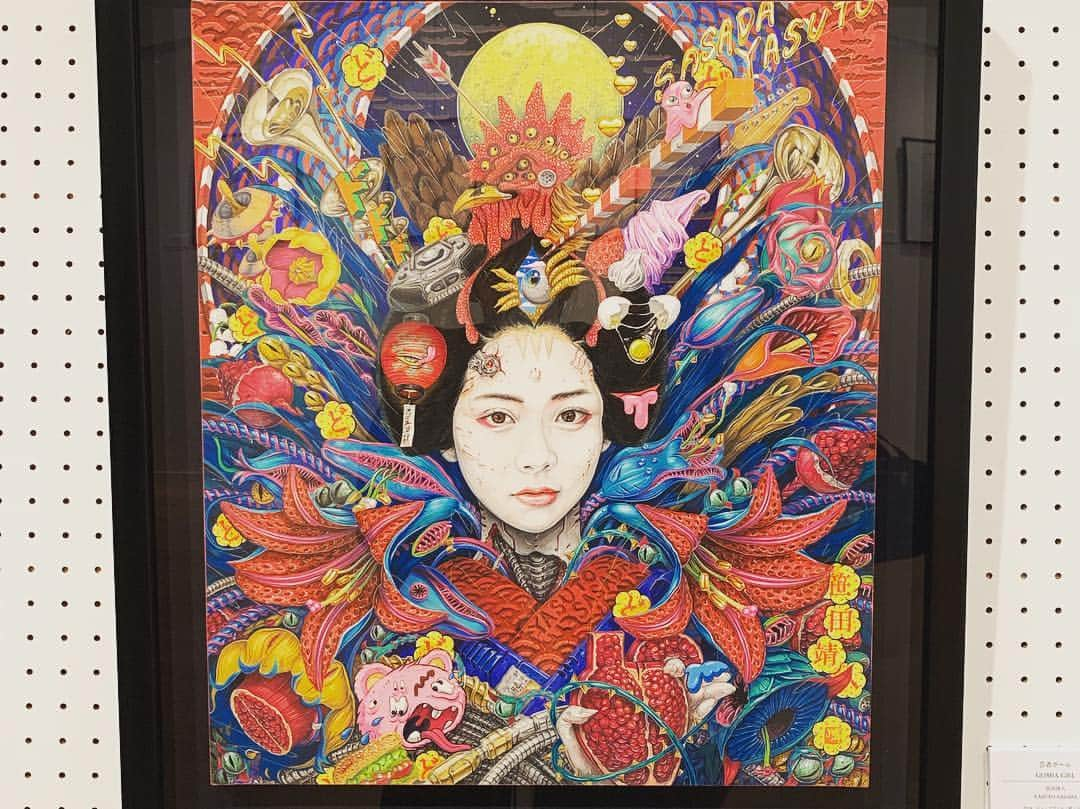 吉岡里帆さんのインスタグラム写真 - (吉岡里帆Instagram)「笹田靖人個展「Y」  ラジオゲストで来て頂いた笹田さん。今回も制作過程や意図を一作品ずつ話して下さるスタイルでとても楽しかった。  サインの髑髏はヨウジさん。 (写真は撮影、掲載の許可が出ているものです)」1月23日 8時14分 - riho_yoshioka