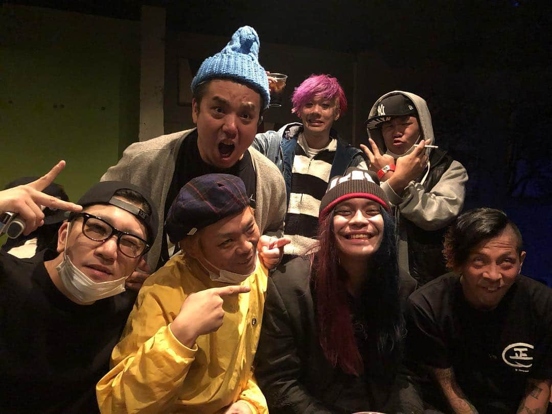 DUTTCHさんのインスタグラム写真 - (DUTTCHInstagram)「打ち上げもLiveでした(笑)  #ミクスチャー #変顔対決 #久々のlazy stones #ペレ草田」12月31日 10時47分 - uzmkduttch