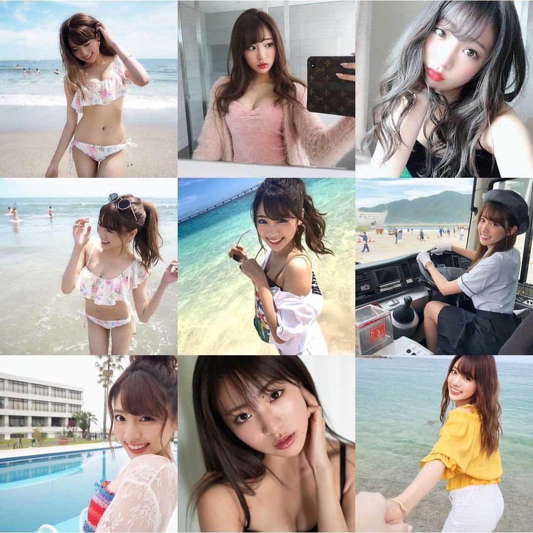 志田友美（ゆうみん）のインスタグラム：「 2018年、あっという間に過ぎて明日から2019年！今年は色々な経験をした1年でした☺️あと移動距離も今までで1番多かったんじゃないかな？色んなところぐるぐる回ってました🤣🤣🤣 楽しかったり悲しかったり忙しい感情でもあった！！ あと、人生で1番海に行けた1年だった🐬（写真の海率w） こうして充実できてるのもファンの皆さんあっての事です😢💓 感謝感謝😊！ 来年もたーくさん笑って後悔しない1年にしたいなぁ。 私らしく、バカでアホで笑ってばっかなハッピー野郎でいくぞ♡（笑） 今は、地元に帰省して賑やかな年末を過ごしております💗 2019年も志田友美の応援よろしくお願い致します！！ みなさん、ハッピーな良いお年を🤩」