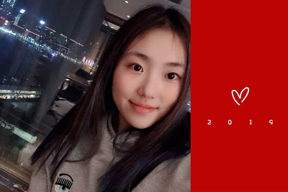 耿冰娃のインスタグラム：「🌈2019愿平安喜乐，Dreams come true！🌟💗」