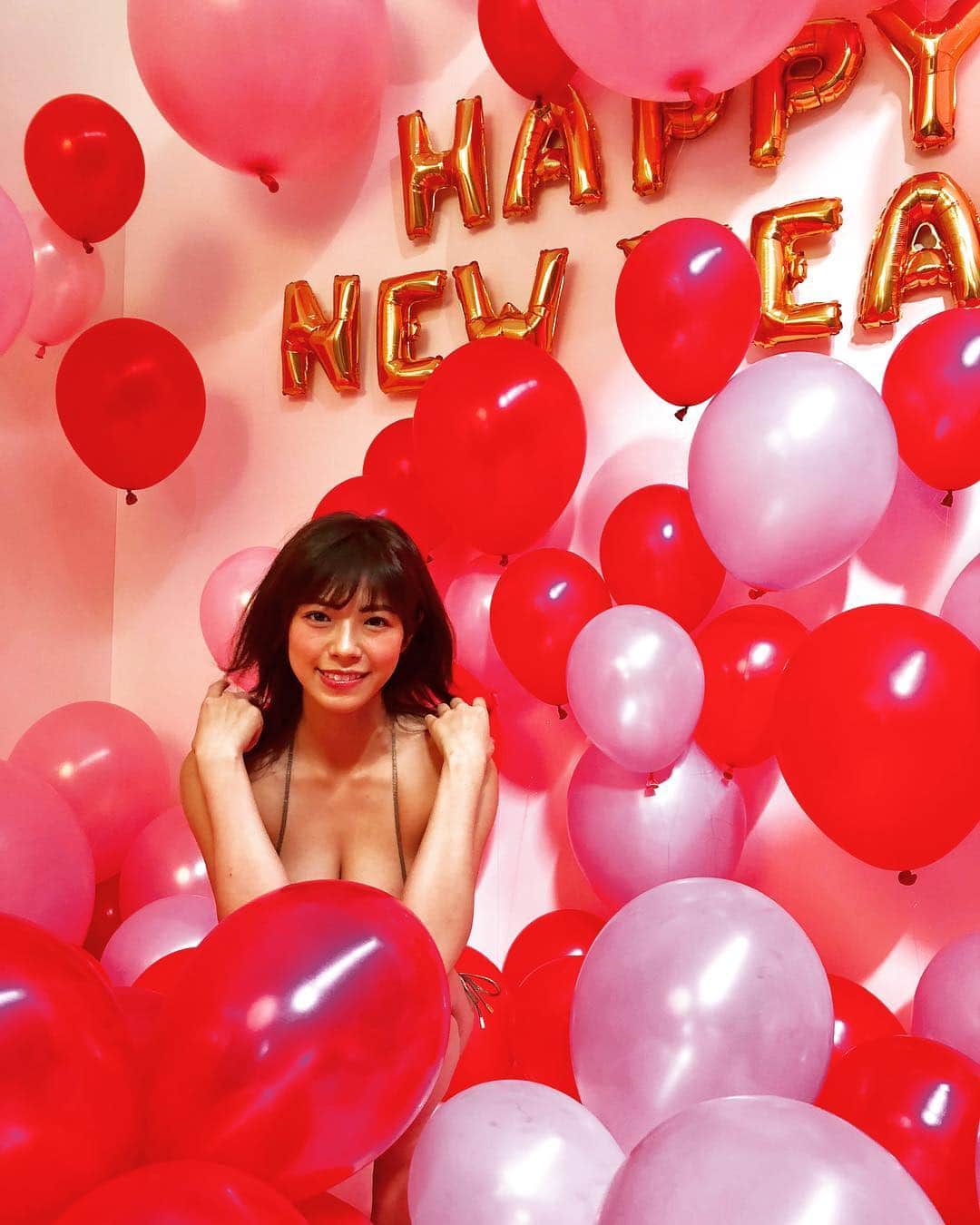 わちみなみのインスタグラム：「あけましておめでとうございます🎍💕わたし、年女だ！🐗猪突猛進🐗🎍✨受験生のみなさん、一緒に頑張りましょう❗️」