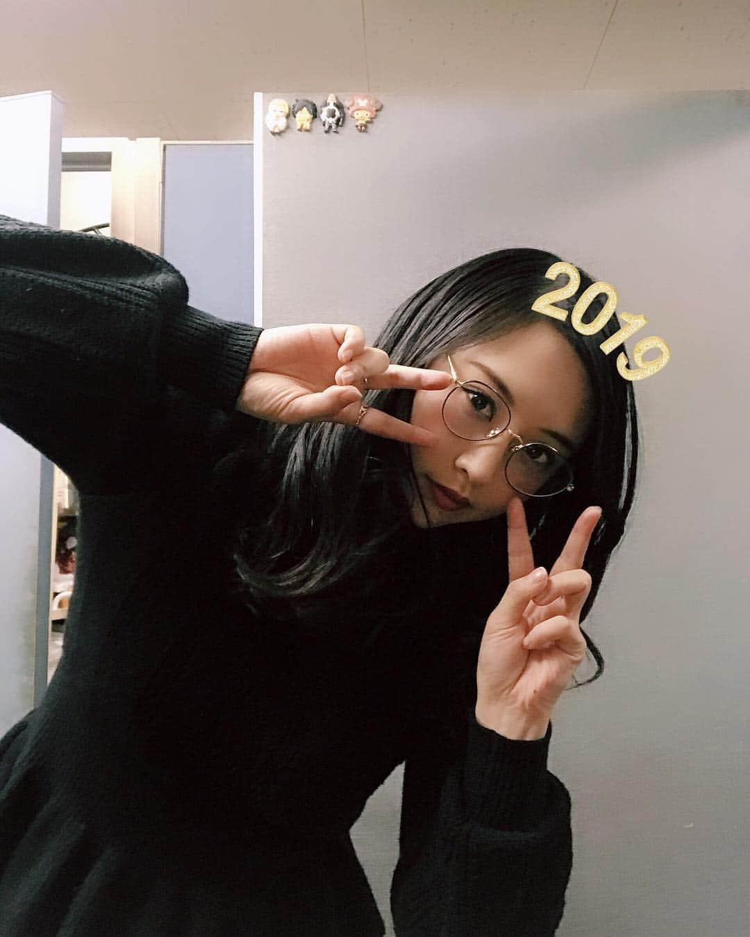 河合秋奈のインスタグラム：「新年明けましておめでとうございます⛩ 今年も宜しくお願いします❤︎❤︎❤︎ 、 #happynewyear #Chubbiness #チャビネス #purple #avex #japan #tokyo #chubby #idol #group #instagood #instalike #instafollow #followme」