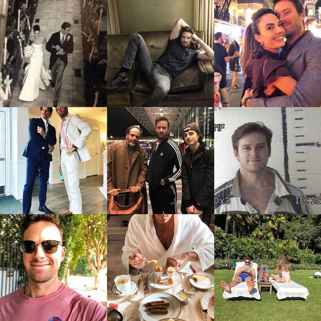アーミー・ハマーのインスタグラム：「S’long 2018... it’s been real!」
