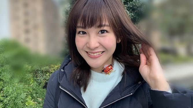 林美桜さんのインスタグラム写真 - (林美桜Instagram)「あけましておめでとうございます . . 家族でのんびりお正月を過ごしています！ . 大好きな獅子舞を見つけて購入し、嬉しくて肩に乗せて歩いています🎍 すれ違う人あと5人に気づかれたらさすがにやめて、ポケットにしまおうと思います🥺 . . みなさまいつも応援してくださりありがとうございます。 今年は、積極的にさまざまなことに挑戦していきたいです！頑張ります😊 . 今年もどうぞよろしくお願い致します‼️ . みなさまにとって素敵な一年になりますように✨ . #お正月#🎍#2019#あけましておめでとうございます #happynewyear #獅子舞#肩#素敵な一年になりますように#今年もよろしくお願い致します#テレビ朝日#アナウンサー#林美桜#入社2年目#shishimai」1月1日 15時29分 - miou0hayashi