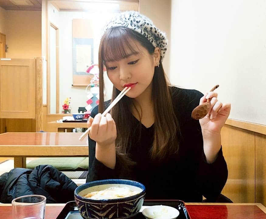 永井日菜のインスタグラム：「年越しそば。  #明けましておめでとうございます #そば #2019年」