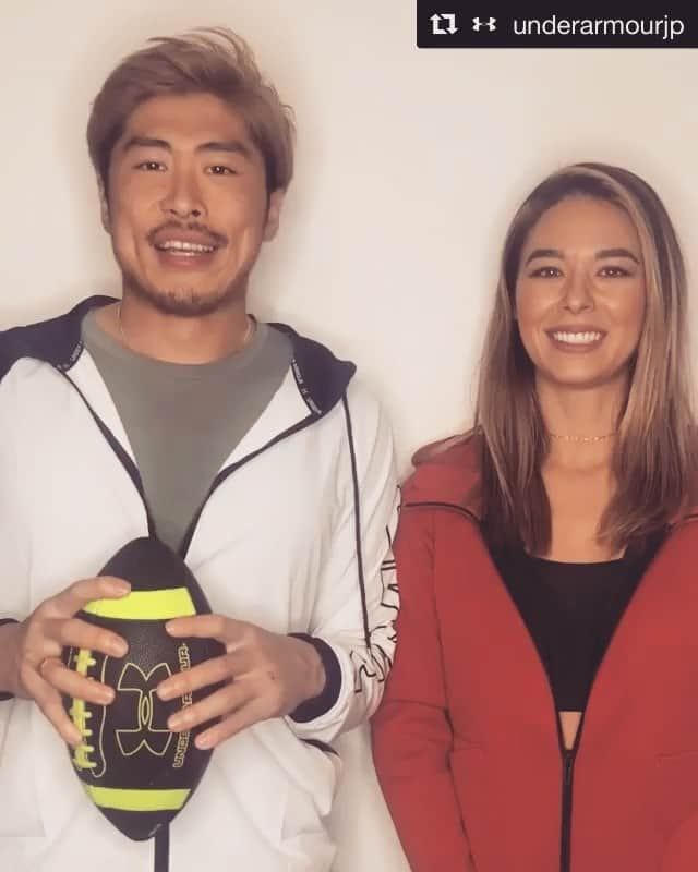 上原力也のインスタグラム：「#Repost @underarmourjp with @get_repost ・・・ . New Year Message from #TeamUA  #栗原嵩 #栗原ジャスティーン #柳田悠岐 #才藤歩夢 #鈴木大輔 #魚地菜緒 #辻直人 #上原力也 #宇都直輝 #畑岡奈紗 #山田章仁 #立川理道 #木津武士  #WEWILL2019 #アンダーアーマー」