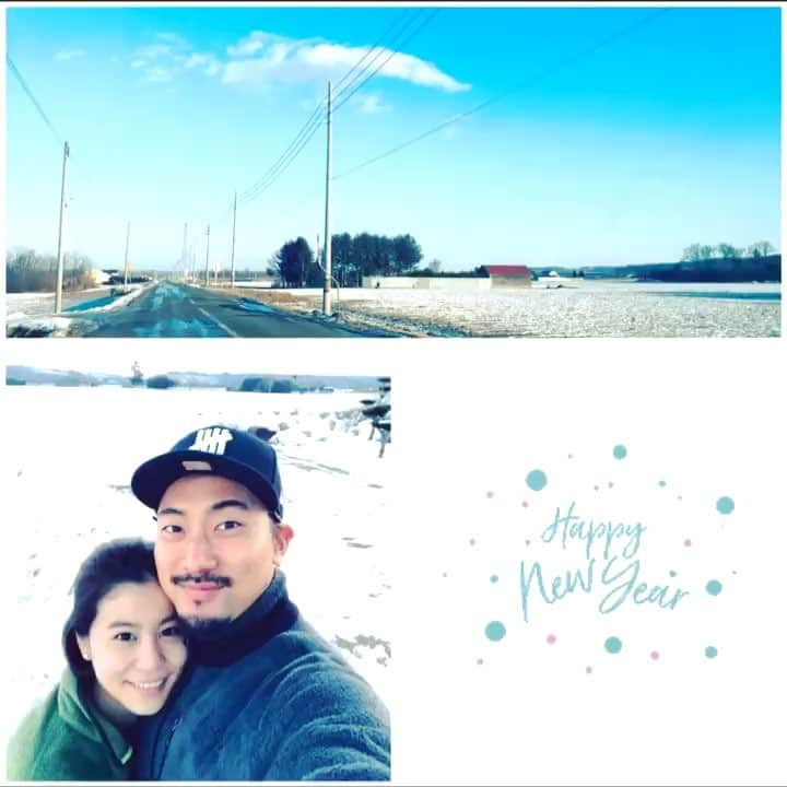 村元小月のインスタグラム：「明けましておめでとうございます♡ 今年は北海道で新年を迎えました☃️ 皆様のご健康とご多幸をお祈り申し上げます。 2019年もよろしくお願い致します。  May this year be another year full of good health and happiness for everyone!  Happy New Year♡」