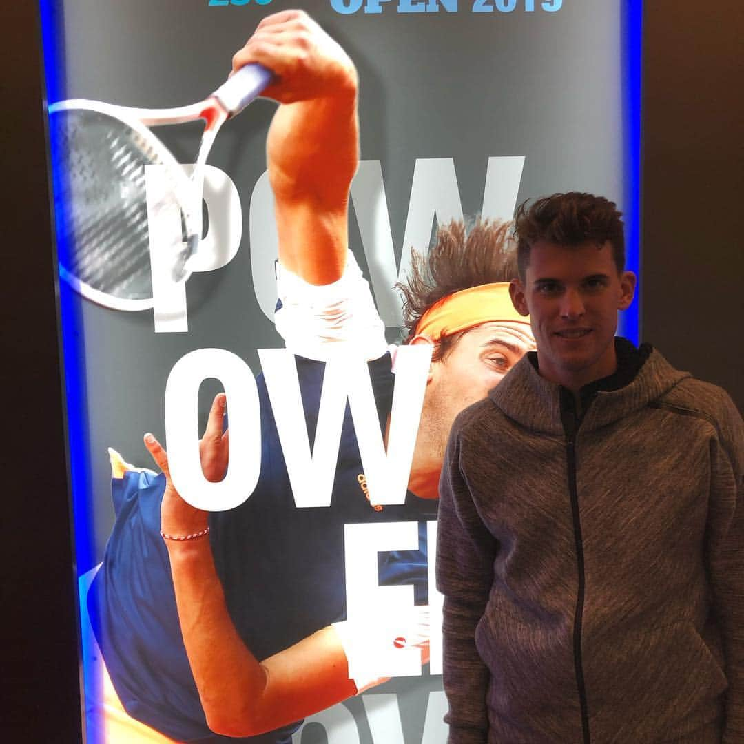 ドミニク・ティエムさんのインスタグラム写真 - (ドミニク・ティエムInstagram)「Ready for 2019 ! 🎾💪 #doha #2019 #heretocreate #4ocean」1月2日 2時08分 - domithiem