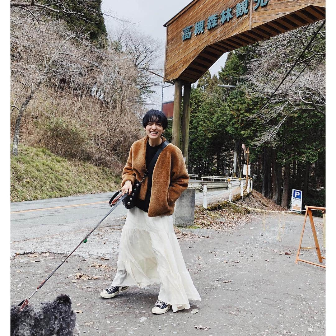 高山都さんのインスタグラム写真 - (高山都Instagram)「実家の団欒を感じるのは、ホントに年に一回のお正月くらいだけど、従兄弟や叔母とワイワイおうちスナックをし、両親のニコニコした姿を見ると、帰って良かったなーと感じる時間。 ウチのアイドル太郎(ミニチュアシュナウザー♂7歳)も相変わらずのご愛嬌。 父、撮影。 #都ふく カシミアのセーターとシルクコットンのスカート、ムートンの重さと軽さの冬バランスが好き。 #aton #elendeek #jilky #isabelmarant  #お正月 #帰省中 #今日東京に戻ります」1月2日 12時36分 - miyare38