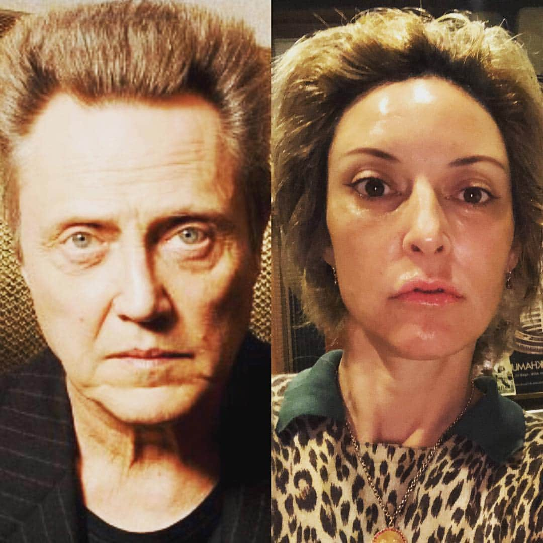 ローラ・グラウディーニさんのインスタグラム写真 - (ローラ・グラウディーニInstagram)「Sometimes you turn into your heroes. #christopherwalken hair on point!」1月2日 14時04分 - trulylolaglaudini